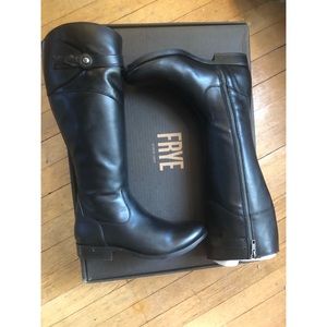 Black Frye boots (new in box)